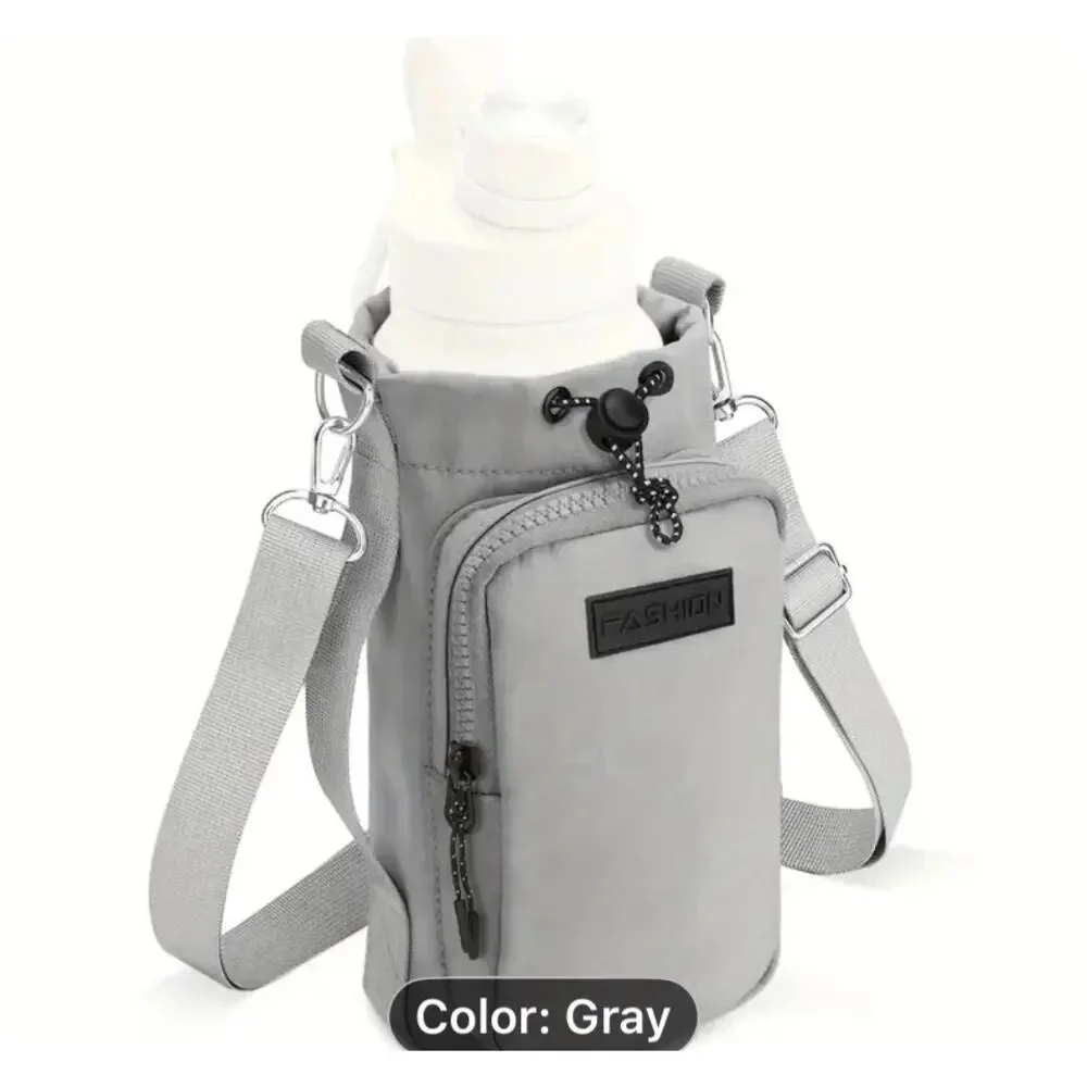 Insulated Water Bottle Bag - Durable Neoprene Adjustable Strap, Metal Buckle New